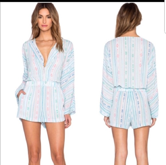 BCBGMaxAzria Pants - BCBG Danae Plunge Romper Perfect Summer Piece